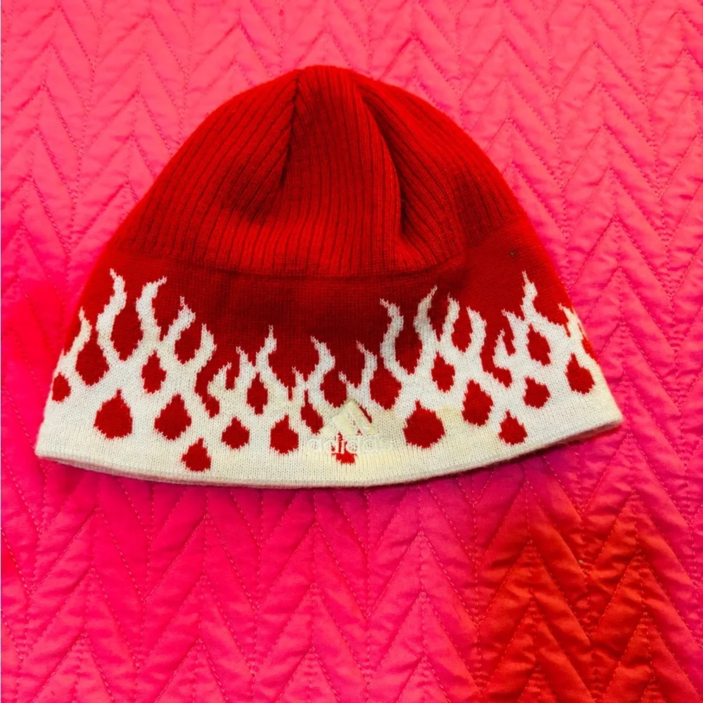 ADIDAS Wisconsin Red Knit Beanie